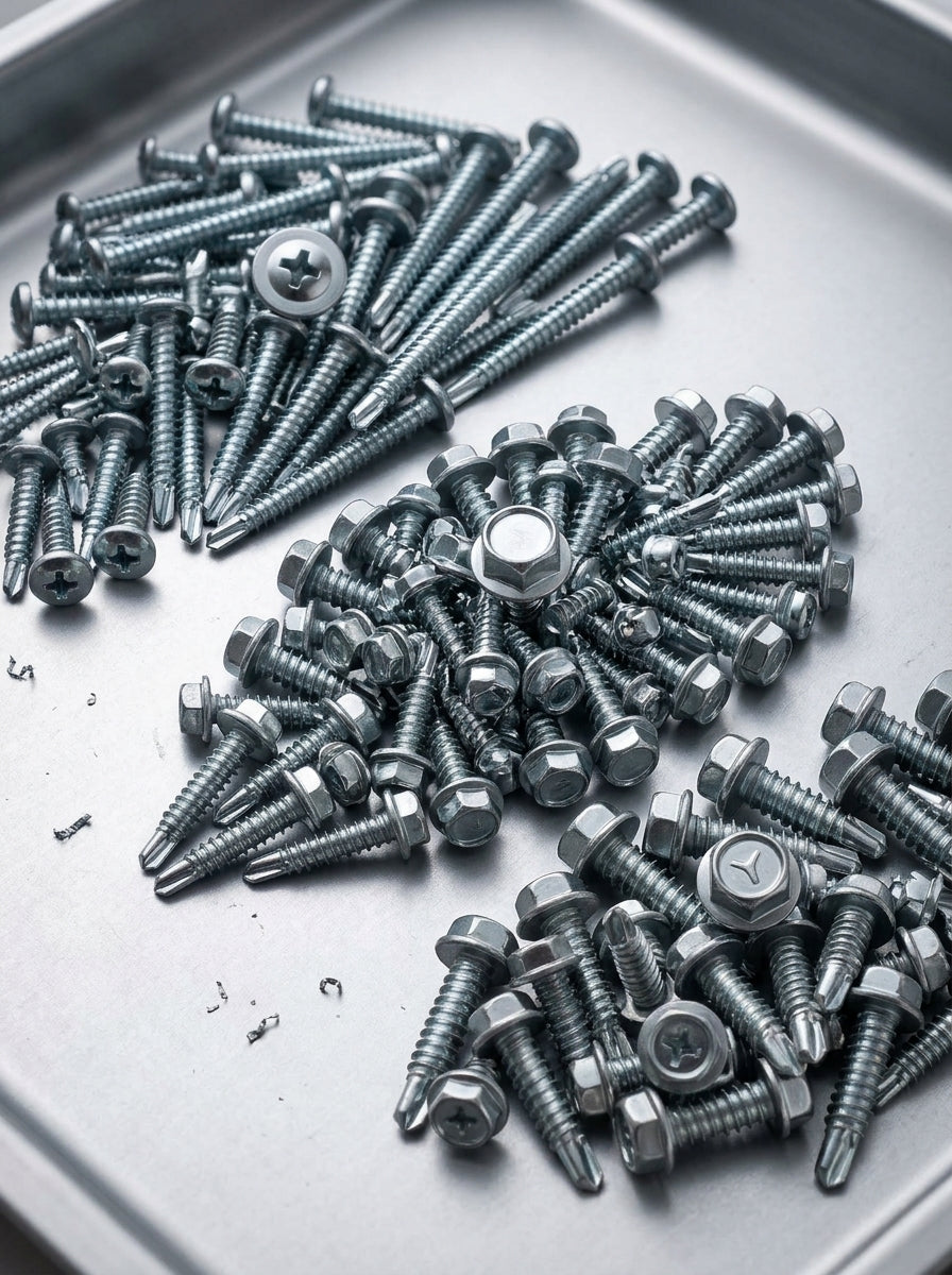 RW LTD Self-Drilling Screws Assortment Kit, 420 Pieces-1