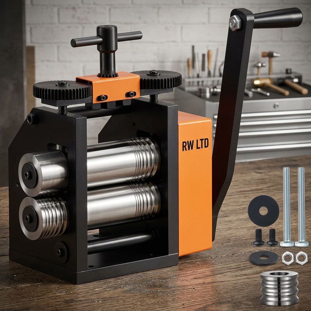 RW LTD 3-in-1 Rolling Mill, 2.95 in / 75 mm Rollers-1