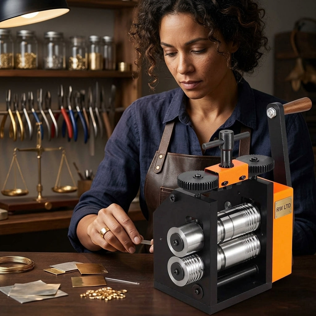 RW LTD 3-in-1 Rolling Mill, 2.95 in / 75 mm Rollers-2