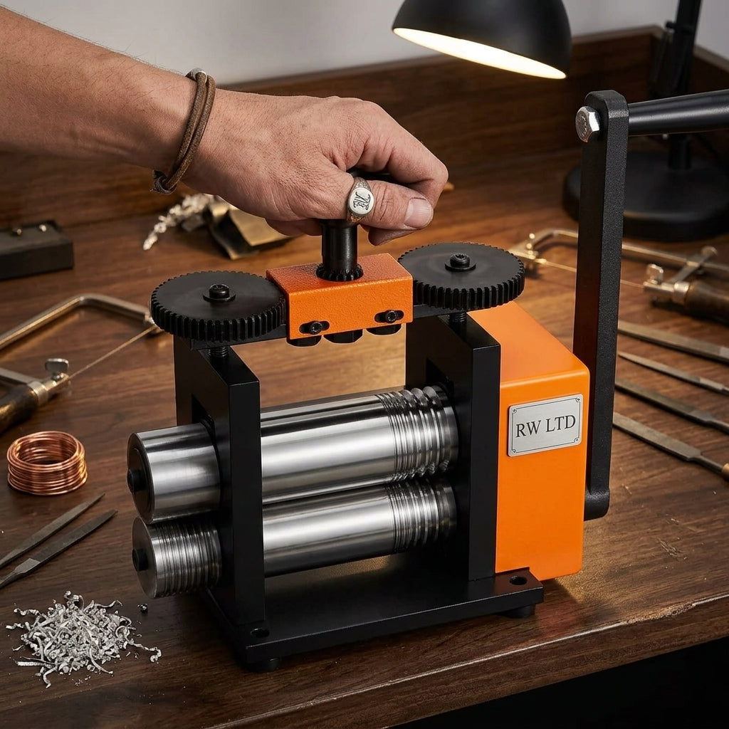 RW LTD 3-in-1 Rolling Mill, 2.95 in / 75 mm Rollers-3