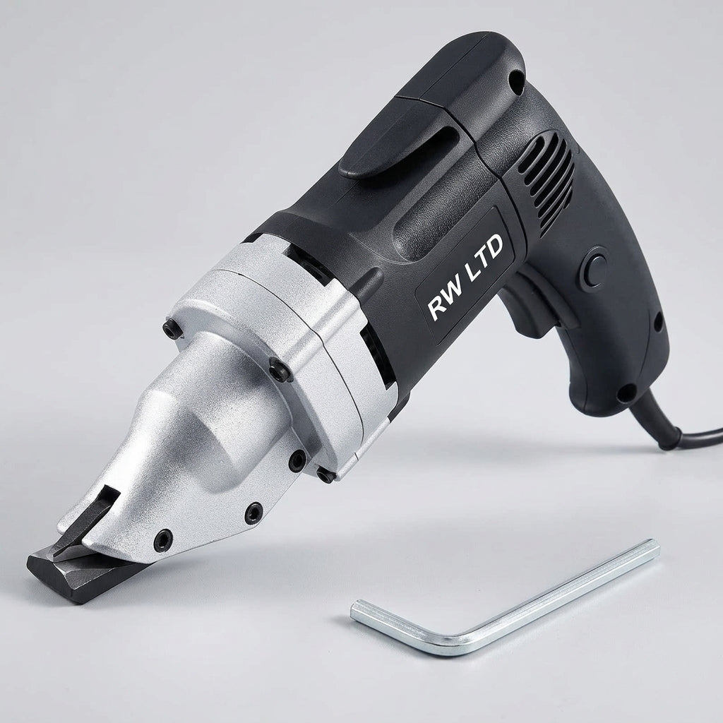 RW LTD Electric Metal Shear, 4.0 A Corded, 360° Swivel Head-1